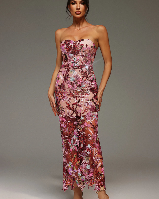 The Blossom Mirage Sequin Gown