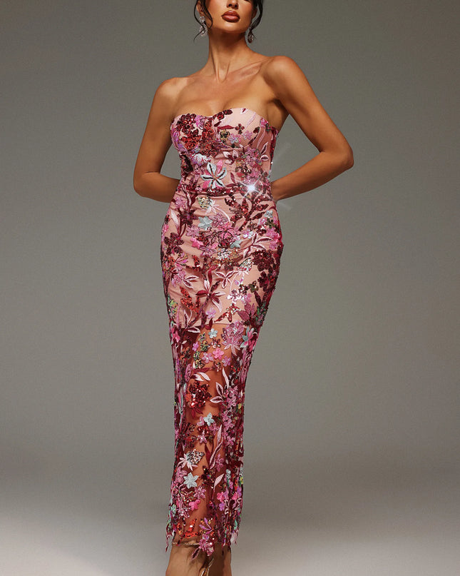 The Blossom Mirage Sequin Gown