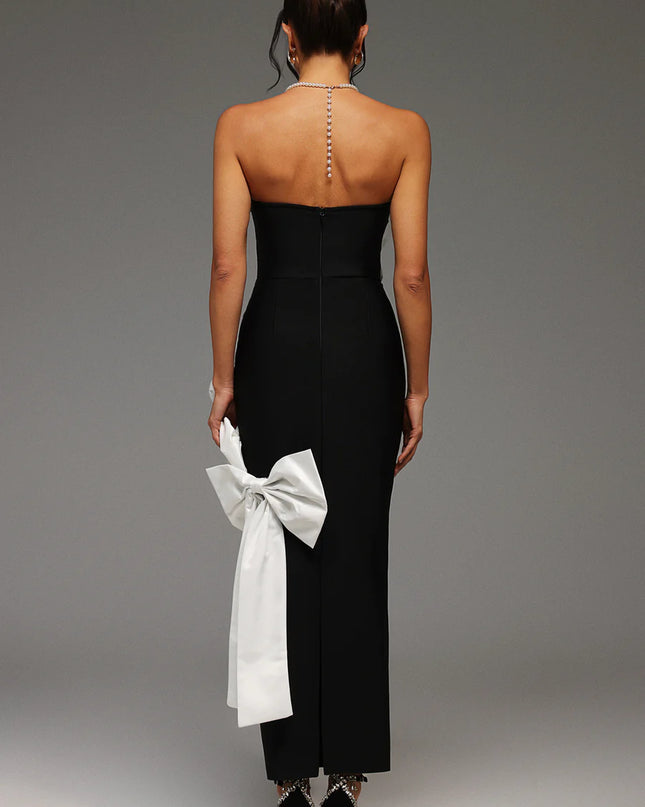 The Couture Bow Maxi Dress