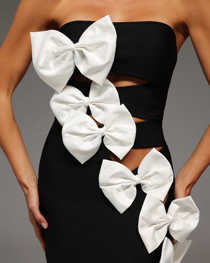 The Couture Bow Maxi Dress