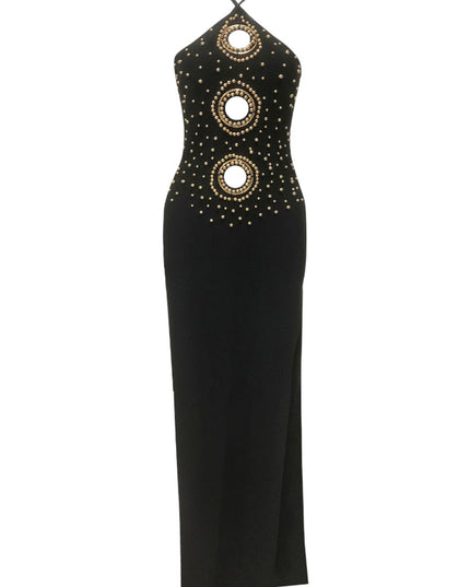 The Gold Stud Halo Gown