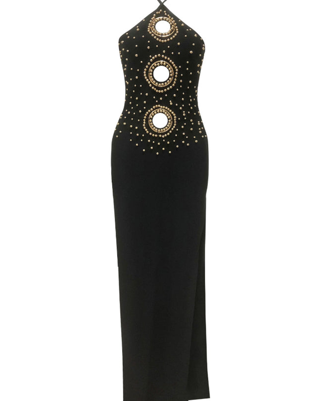 The Gold Stud Halo Gown