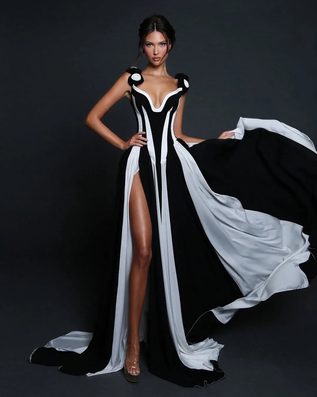 The 'Contrast Captivate' Gown