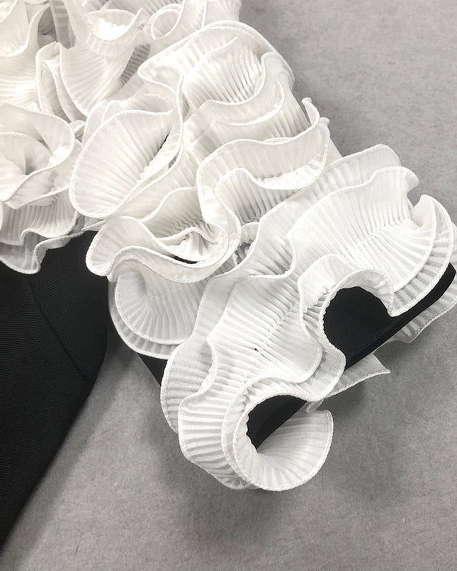 Symphony Pleated One-Shoulder Dress