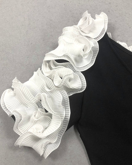 Symphony Pleated One-Shoulder Dress
