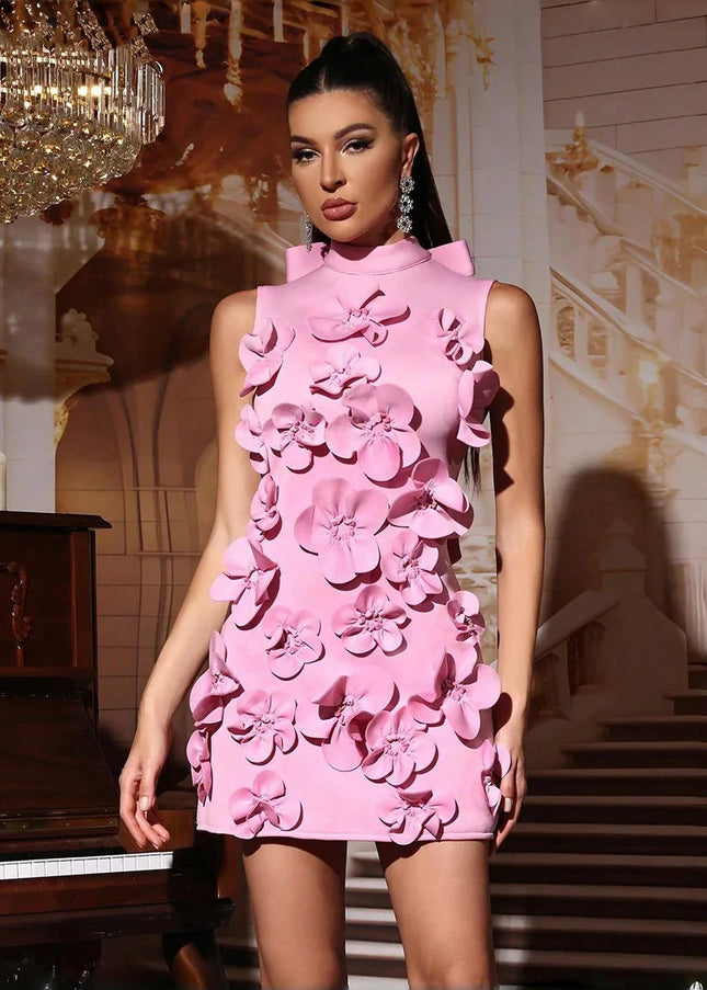 Blossom Muse Bow-Back Mini Dress